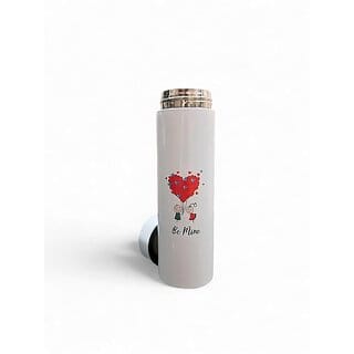 Special VELANTAIN White Temperature Bottle, Ideal for Gifting for Valentain Day|BOY Friend - Girl Friend Gift |Couples Gifted