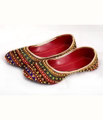 Anjaneya Creations Multi Color Ethnic Footwear
