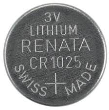 CR1025 Renata Lithium Coin Battery, 1 battery