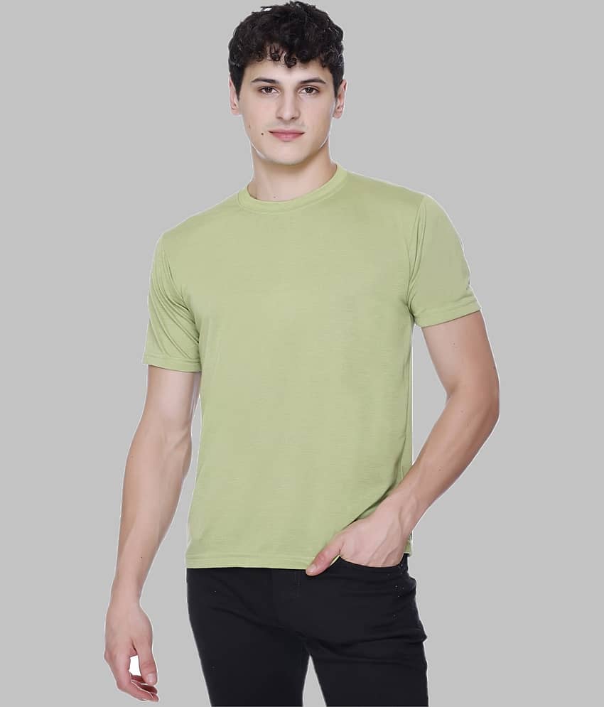 HVBK Pack of 1 Cotton Blend Regular Fit Men's T-Shirt ( Black )