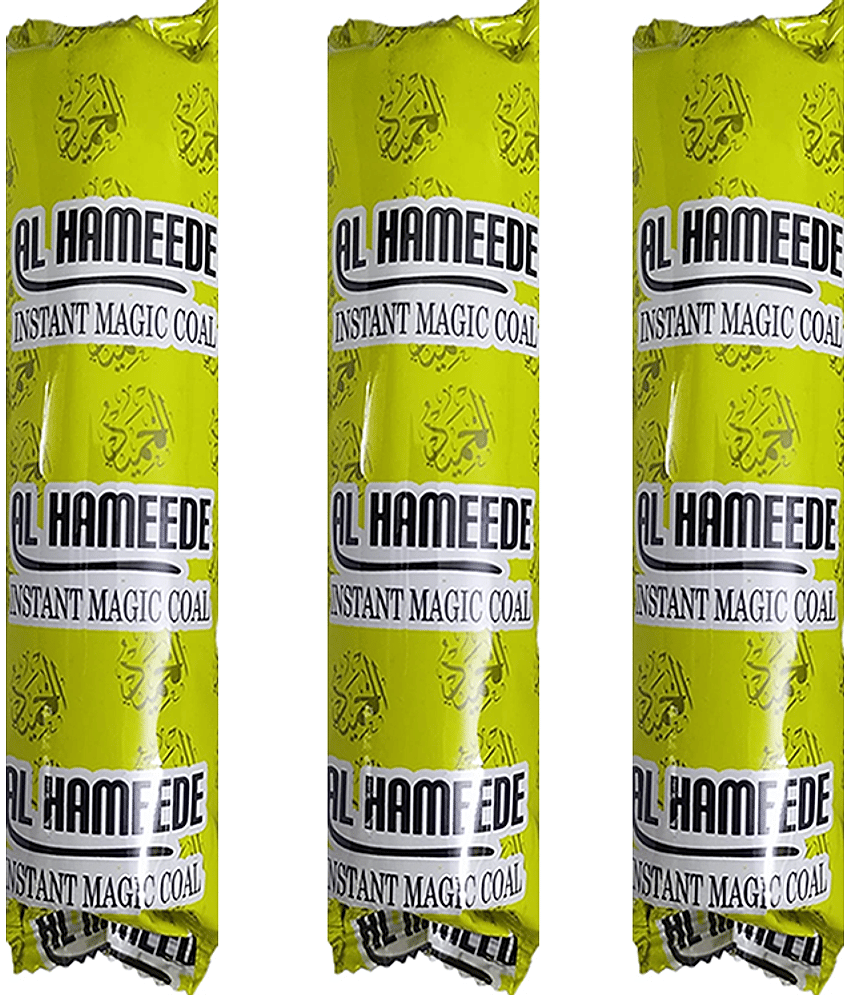 PUFF SMART Al Hameede Magic Coal 3 Stick Quick Light Charcoal (30 Coals)