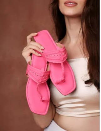 sulitWomen Textured One Toe Flats