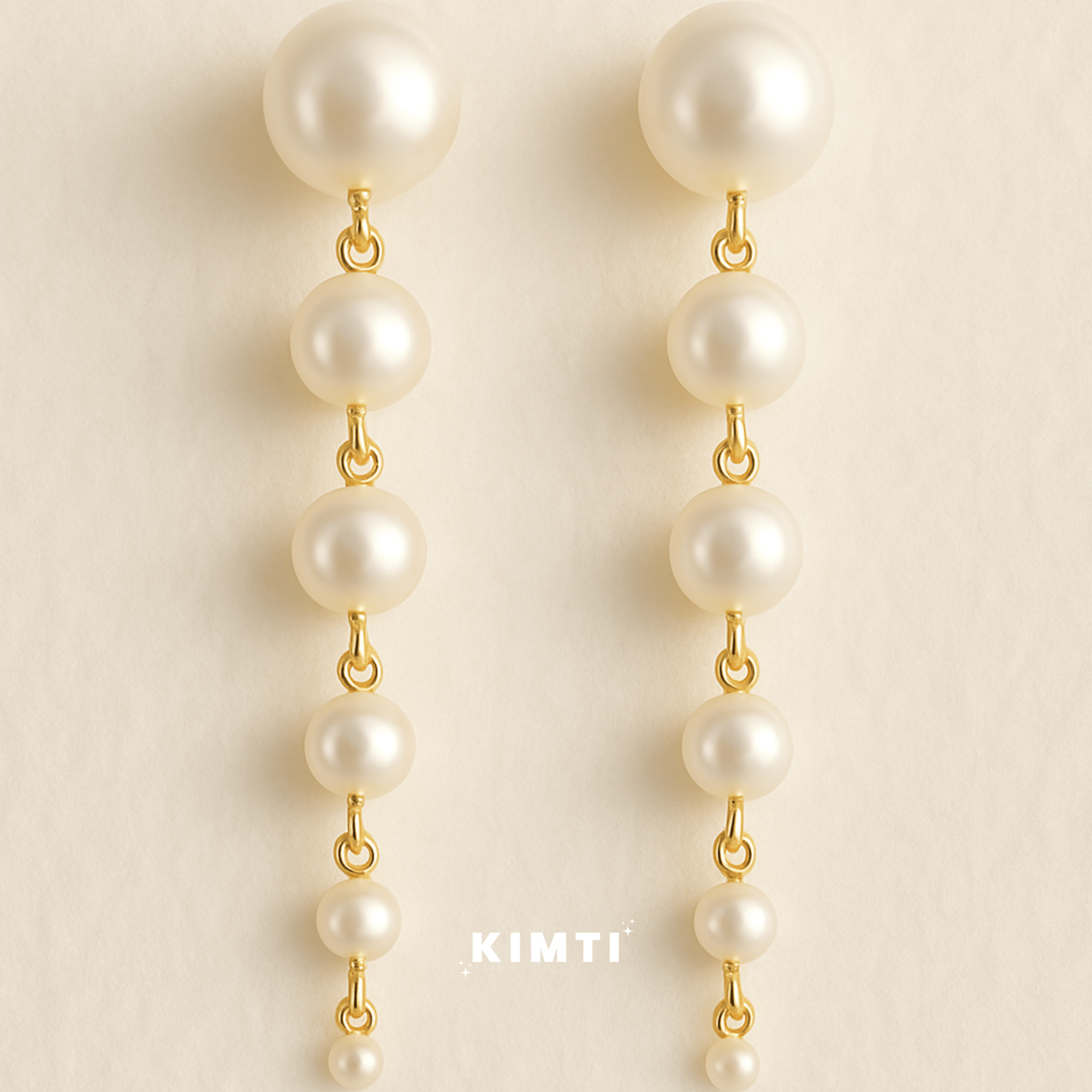 Vogue Vanity White Pearl Earring