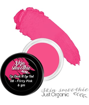 SKIN SMOOTHIE Lip,Cheek & Eye Tint-With Goodness of Vitamin E- Hot Pink (6 gm)