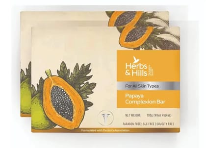 HERBS & HILLS PAPAYA COMPLEXION BAR HERBS & HILLS PAPAYA COMPLEXION BAR