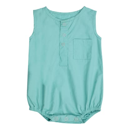 CANTON COTTON ONESIE-0-3 MONTHS
