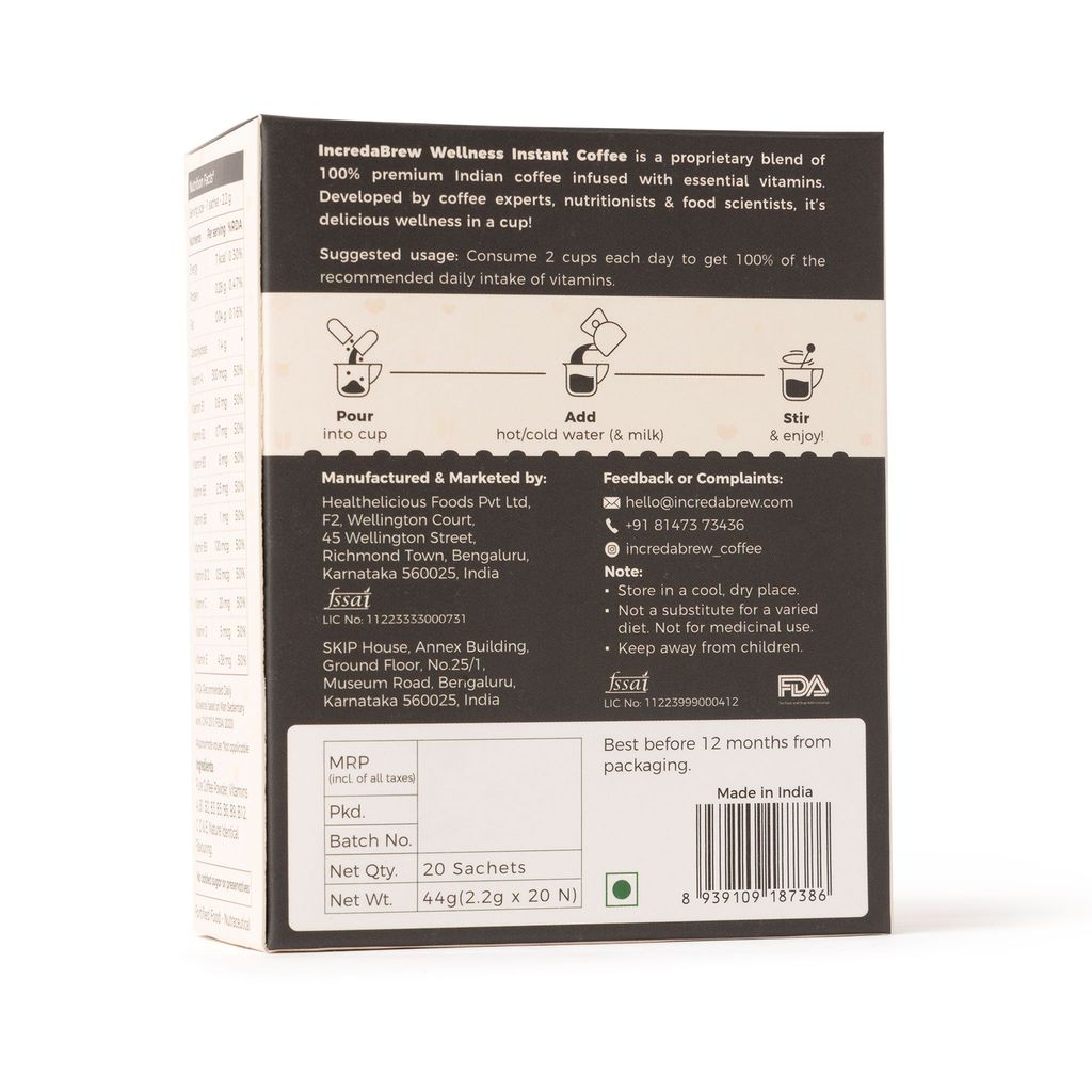 Assorted Flavours Wellness Instant Coffee