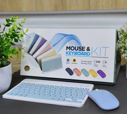 Wireless Keyboard Mouse Combo (Multicolour)