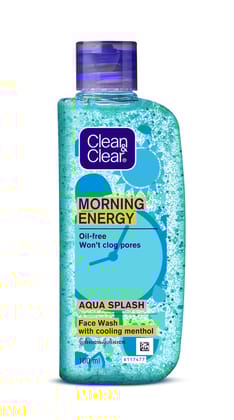 Clean & Clear Morning Energy Aqua Splash Face Wash, 100 Ml