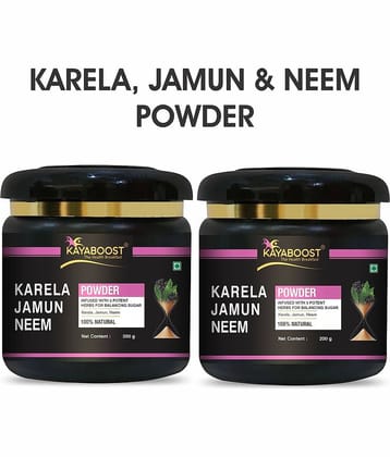 KAYABOOST Control Sugar Levels - Neem Karela Jamun Powder 400 gm