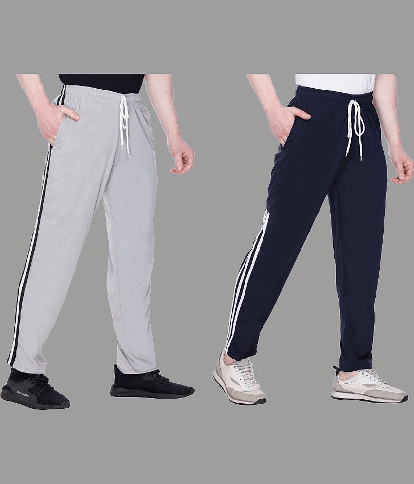 HVBK Multicolor Polyester Men's Trackpants ( Pack of 2 )