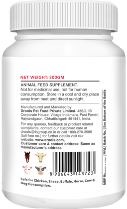 Drools Absolute Calcium Tablet- Dog Supplement, 50 Pieces