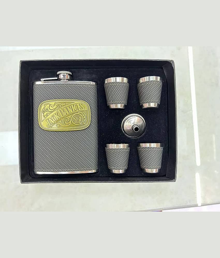 JGG JAIN GIFT GALLERY Steel Hip Flask