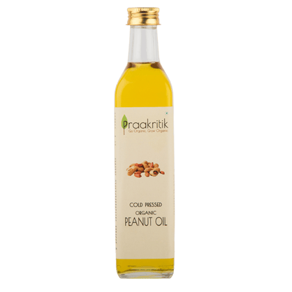 Praakritik Organic Cold Pressed Peanut Oil 500 ml Praakritik Organic Cold Pressed Peanut Oil 500 ml