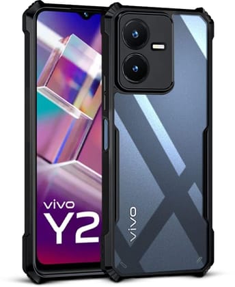 PLUGTECH Slim Shockproof Case | Matte Black Soft | Drop Protection | Precise Cutouts | Premium Mobile Cover for Vivo Y22, Vivo Y22s PLUGTECH Slim Shockproof Case | Matte Black Soft | Drop Protection | Precise Cutouts | Premium Mobile Cover for Vivo Y22, Vivo Y22s