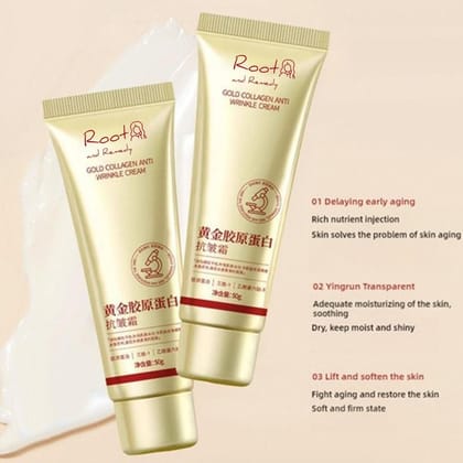 Gold Collagen Anti Wrinkle Cream 100 gm Pack of 2