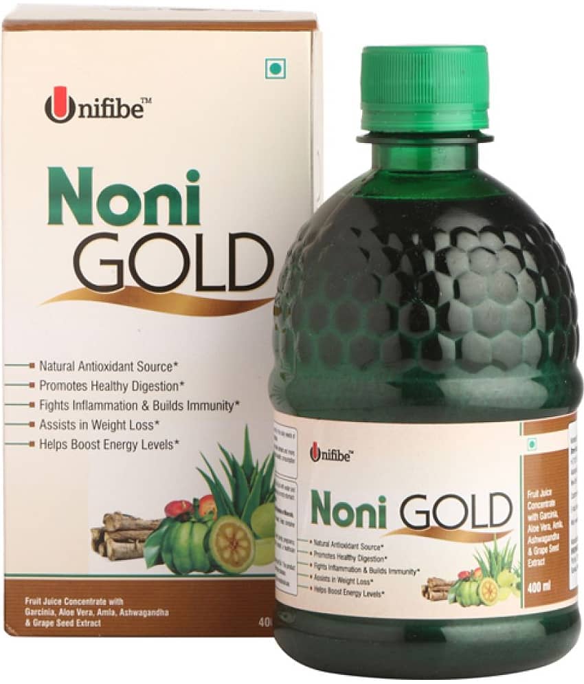 Unifibe Noni Gold Garcinia Sparkling Juice 400 ml