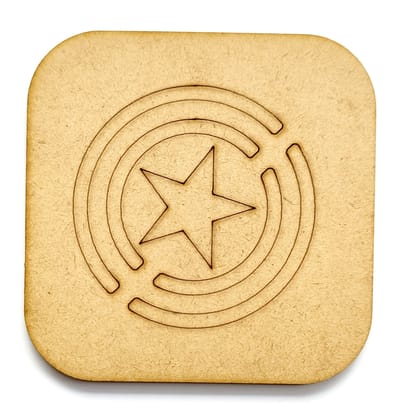 Brand Zero Pre Marked MDF Base - Design 3127 - Select Your Preference Of Size & Thickness