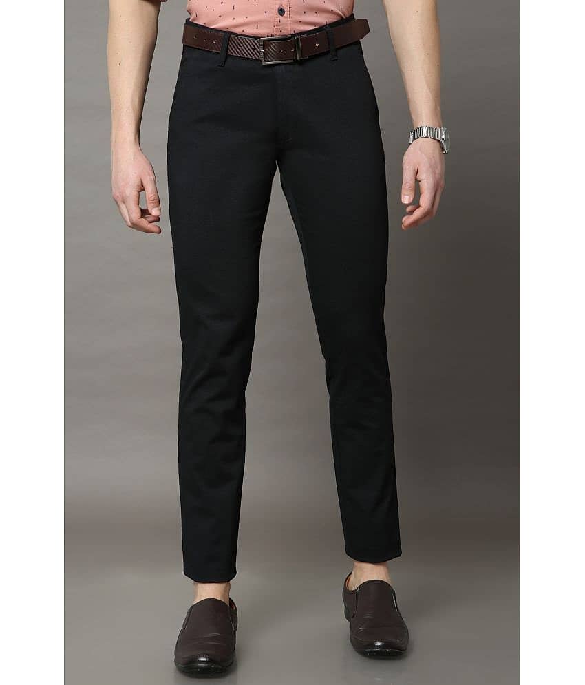 Cool Colors Black Slim Chinos ( Pack of 1 )