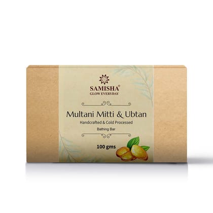 Organic Multani Mitti & Ubtan Soap - 100gm Organic Multani Mitti & Ubtan Soap - 100gm