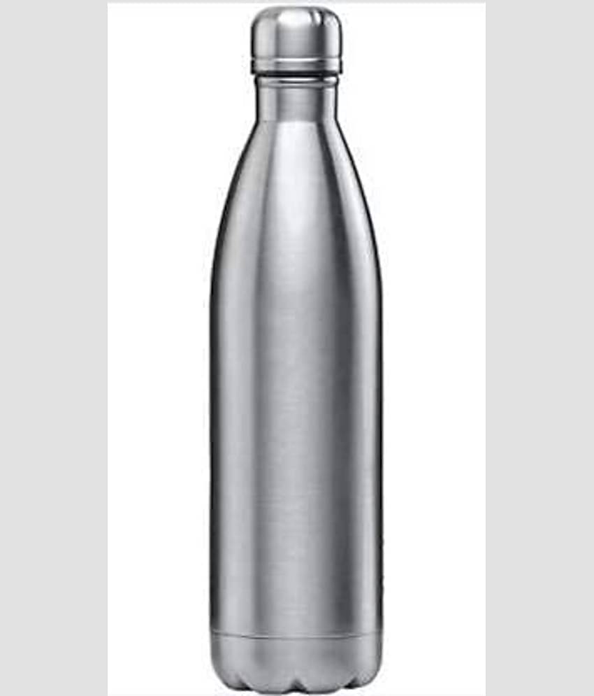 KP2® Stainless Steel Vacuum Insulated Flask Water Bottle with Handle, Leak Proof, Hot & Cold , Silver, 500ml