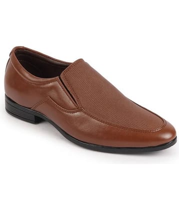 Fausto Tan Men's Slip On Formal Shoes