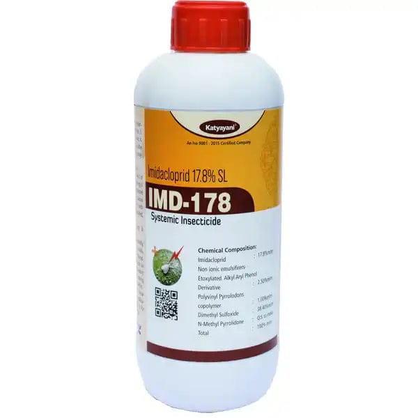 Katyayani IMD 178 | Imidacloprid 17.8% SL | Insecticide for Aphids, Termites & Hopper and Others