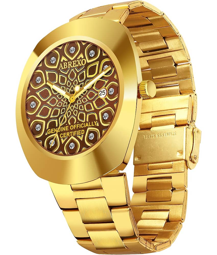 Abrexo Gold Stainless Steel Analog Men's Watch
