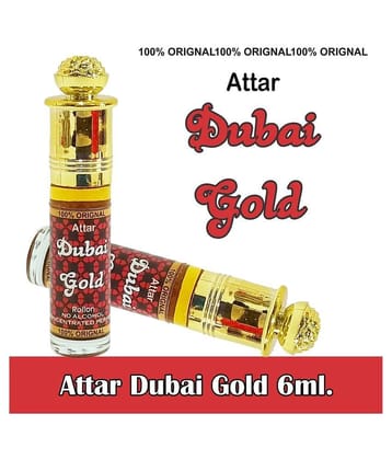INDRA SUGANDH BHANDAR Attar Dubai Gold UAE Perfume Oil 6ml Rollon Pack