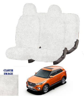 Hyundai Creta White 5 Seater Car Seat Cover