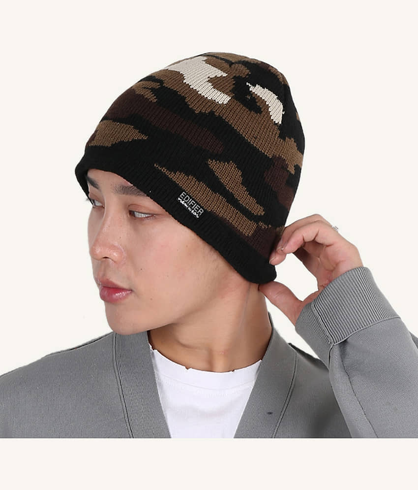 Edifier Woollen Winter Cap for Men & Women (Pack of 1)