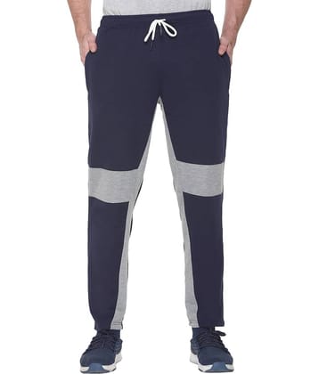 HVBK - Navy Blue Cotton Blend Men's Trackpants ( Pack of 1 )