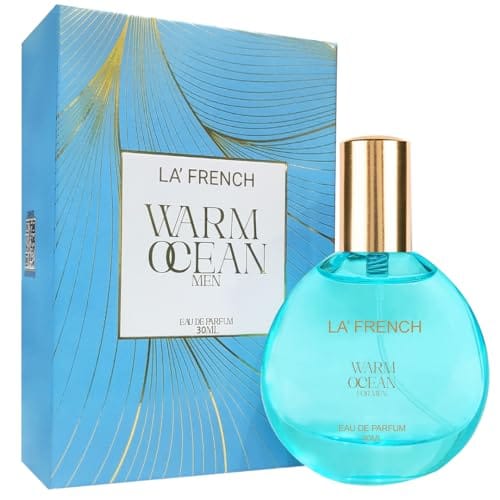 Warm Ocean Perfume for Men 30ml Long Lasting Eau De Parfum | Fresh Aquatic Masculine Fragrance