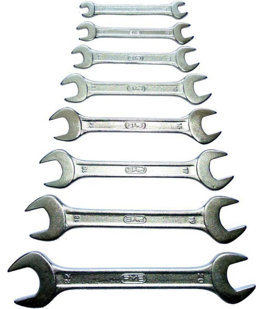 PYE Open Spanner 6x7 to 20x22 set of 8 pc (1152)