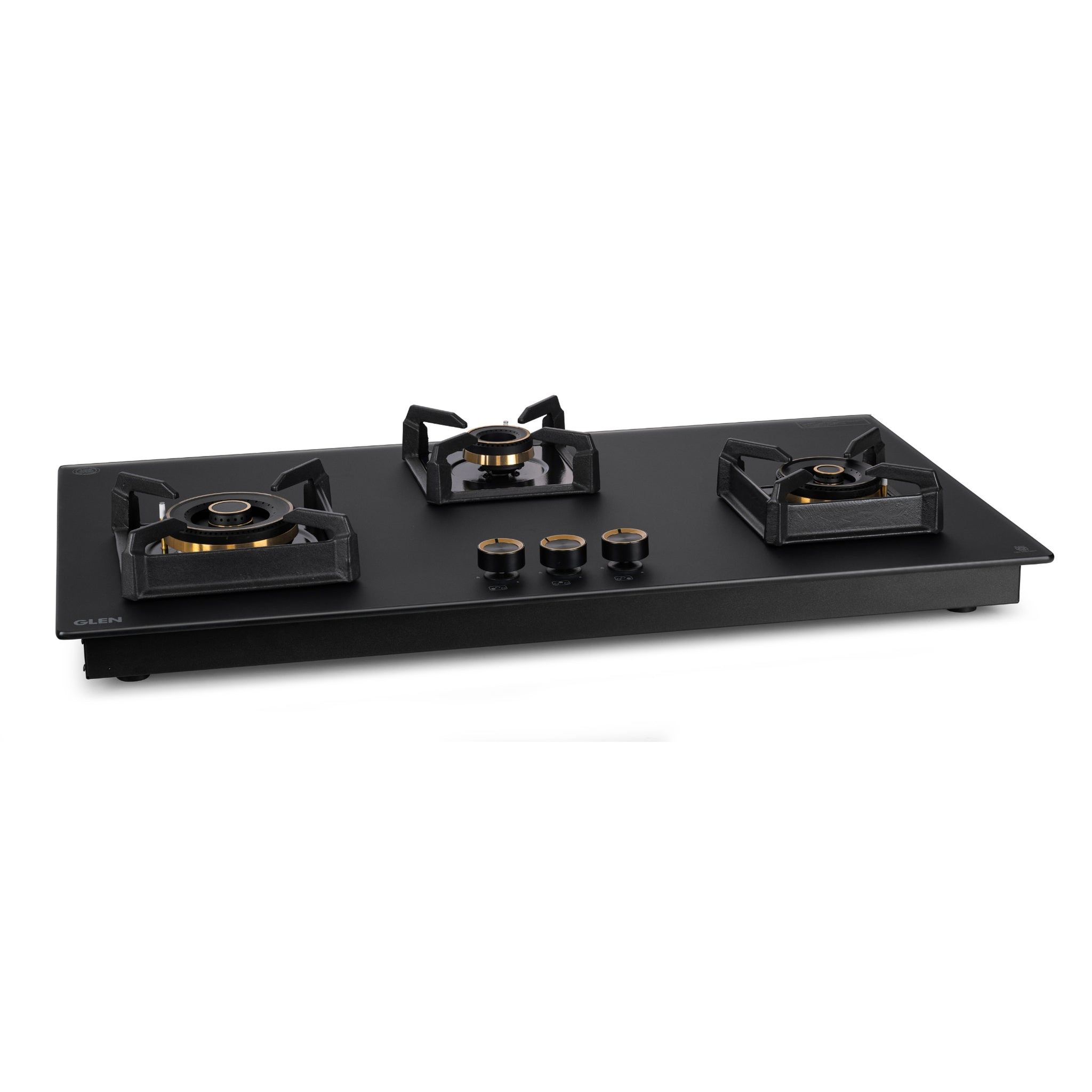 3 Burner DFVS Matt Glass Hob with 2 Triple Ring Total Brass Burners Auto Ignition (BH1093XLDFTHT2TRMG)