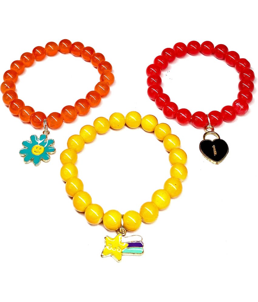 DAIVYA WELLNESS - Multicolor Bracelet ( Pack of 3 )