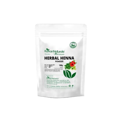 Kerala Naturals Herbal Henna Powder 200 gm ( 100 gm x 2 Packs ) (Size - 200gm) by Kerala Naturals