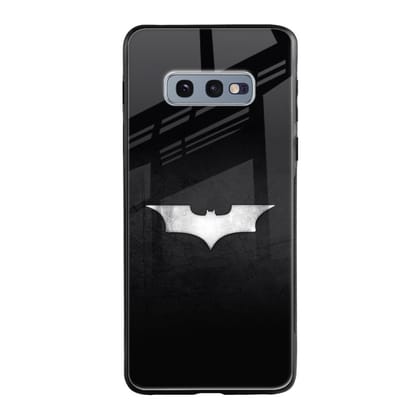 Super Hero Logo Glass Case for Samsung Galaxy S10E
