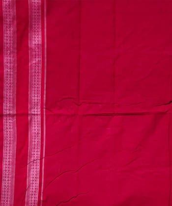 Coffee red colour handwoven cotton saree Coffee red colour handwoven cotton saree