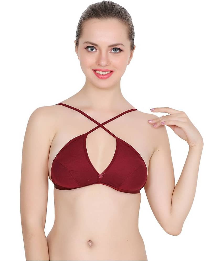 TCG Cotton Non Padded Women's Convertable Bra ( Maroon )