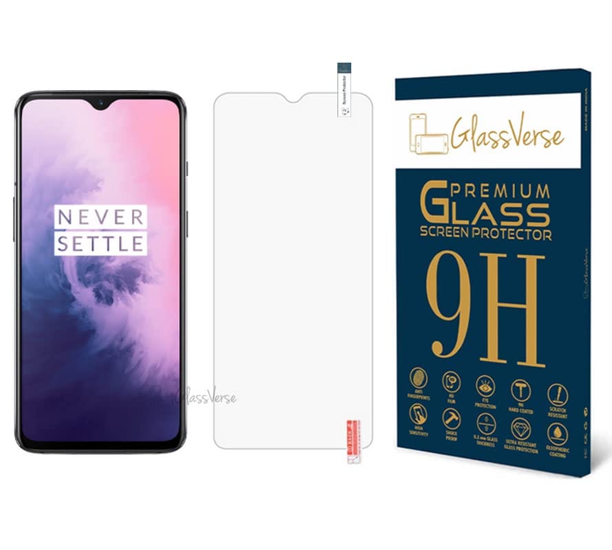 GlassVerse 9H Tempered Glass For Oneplus 7(Pack Of 1) With Free Installation Kit Full Screen Coverage If Received Damaged-6.41 Inch GlassVerse 9H Tempered Glass For Oneplus 7(Pack Of 1) With Free Installation Kit Full Screen Coverage If Received Damaged-