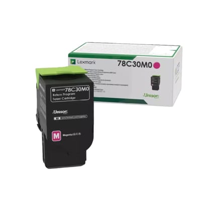 Lexmark 78C30M0 Magenta Toner Cartridge