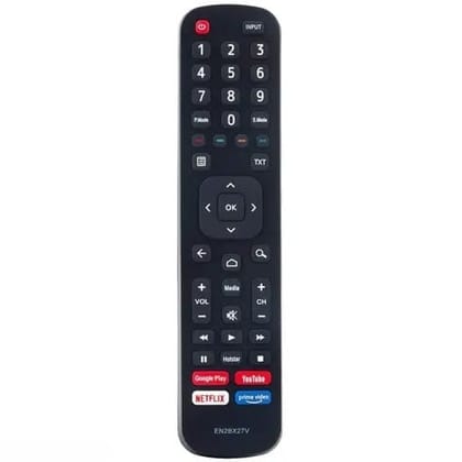 V3Deals Compatible Remote Control for VU/Lloyd/Hisense/VPL/China/Chinese Smart LED/LCD TV EN2BX27V - Please Match The Image with Your Old Remote Before Order (VU 27Y)