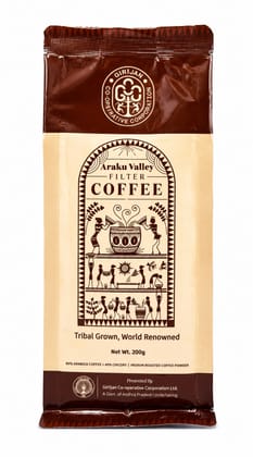 Araku Valley Roasted Ground 60:40 Filter Coffee 200Gms(Medium Roast) Araku Valley Roasted Ground 60:40 Filter Coffee 200Gms(Medium Roast)