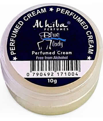 Al Hiba Blue Lady Perfumed Body Deodorant Cream for Unisex 10 gm ( Pack of 1 )