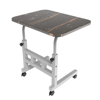 Portronics My Buddy D Wood Multipurpose Movable & Adjustable Table for Computer & Laptop (Black)