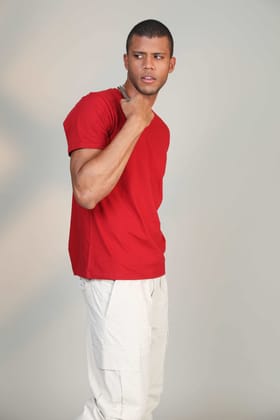 Crimson - Short sleeve t-shirt-XS