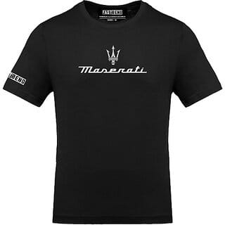 FastB Men Typography Round Neck Black T-Shirt