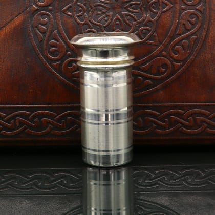 925 Sterling silver handmade small pill box, Tobacco box, storage box silver utensils, silver box, personal box men's accessories su151