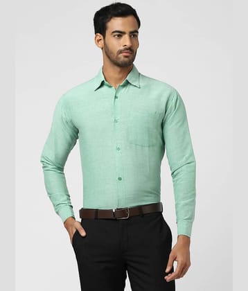 DESHBANDHU DBK - Green Cotton Regular Fit Men's Casual Shirt (Pack of 1 )